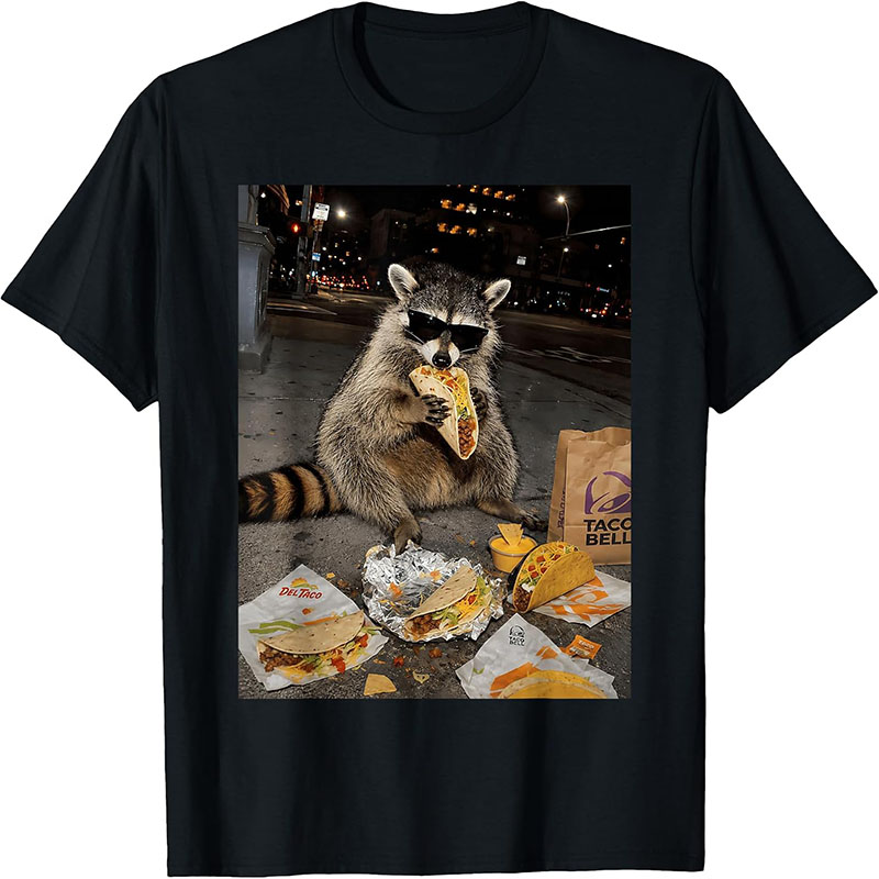 Fashion Street Night - Camiseta con estampado gráfico de un